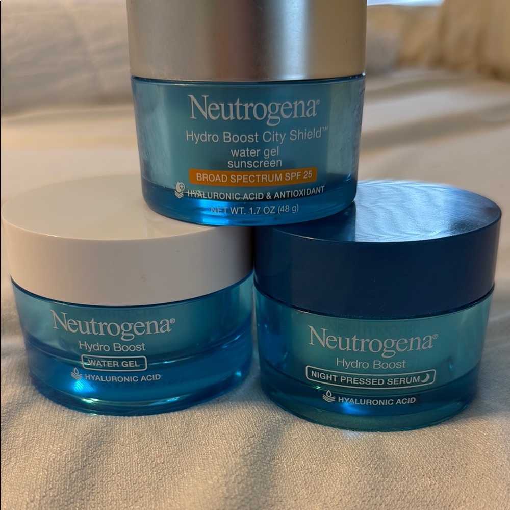 Neutrogena Hydro Boost Trio with Blue Packaging